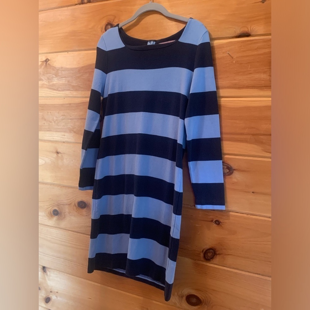 Vineyard Vines Dress Womens Small Striped Casual Knit Preppy School Teacher